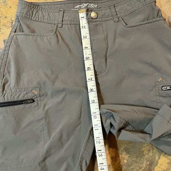 Free Country Boy’s Gray Rugged Elements Shorts Size 14 - Picture 3 of 12